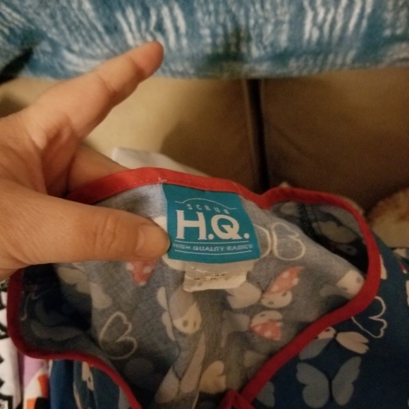 Red, white and blue scrub top! - Picture 2 of 2